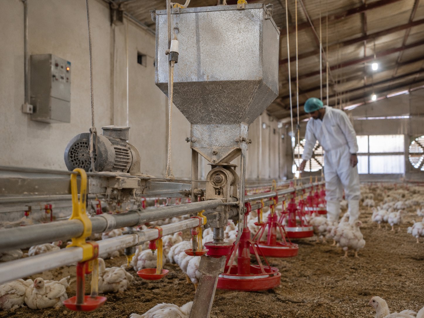 Automated Poultry Feeding Equipment
