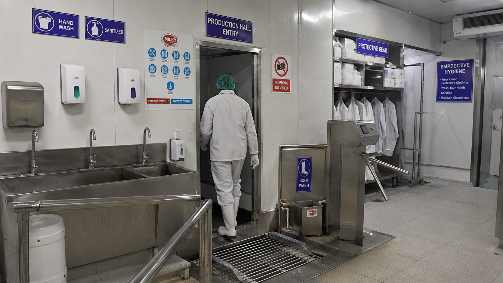 Sanitation & Hygiene Entrance